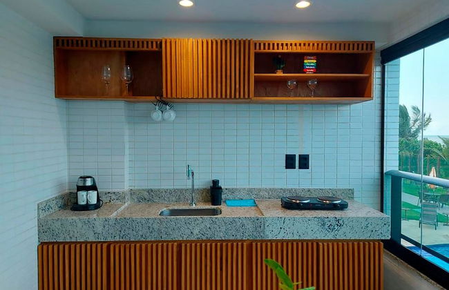 Flat Frente Mar - Praia de Tabatinga - Foto 8