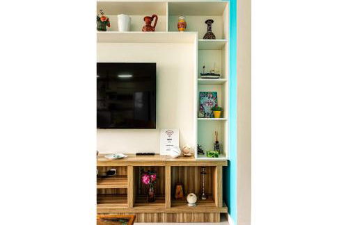 Apto 2Q e churrasq. 800m da praia de Jurerê SGA202 - Foto 8