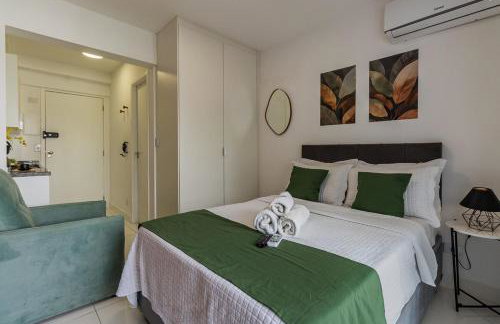 Studio Conforto com Piscina e Ar condicionado - Foto 41