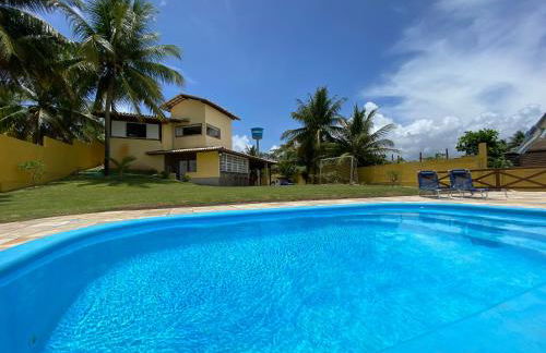 Casa à Beira Mar, piscina e 4 suítes na praia de Ipioca-Maceió-AL - Vila Ipioca - Foto 20