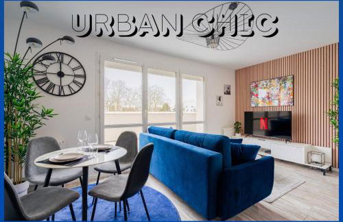 L Urban Chic - Wifi - Terrasse - Parking - 4p - RER - Paris - A6 - Orly - Foto 1