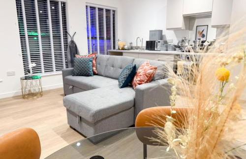 Spacious Modern 1 Bed Apartments in St Neots - Perfect for Contractors & Professionals - Free Parking - WiFi - Fully Equipped Kitchen - Smart TV Ideal for Work Stays and Long Projects - Foto 52