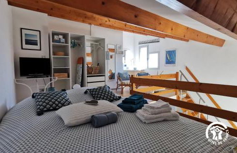 La Sirène - Loft moderne et lumineux avec vue panoramique sur Mer Méditerranée et port de plaisance - Foto 11