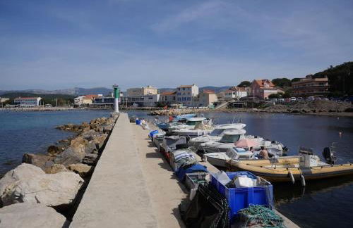 Studio Le Calypso les pieds dans l'eau 10 m mer - Foto 28