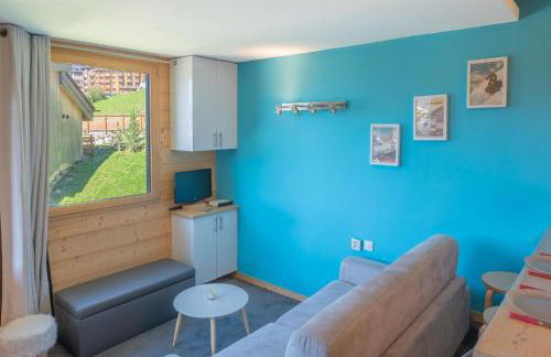 Studio cabine vue montagne au pied des pistes & commerces - Foto 16