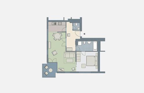 Kaiservillen Heringsdorf - Ferienwohnung mit 1 Schlafzimmer und Balkon D232 - Foto 9