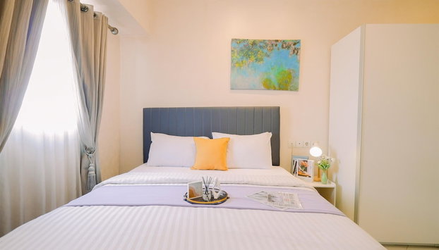 Homey And Big Studio Apartment At The Wave Kuningan - Foto 4, Habitación