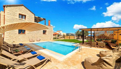 Cretan Sunrise Villa with Heated Pool - Foto 5, sunbed