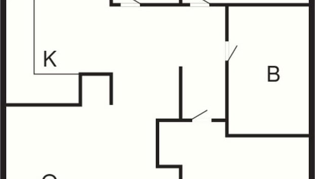 6 Person Holiday Home on a Holiday Park in Saeby - Foto 2, Plano