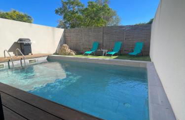 Villa design Cap dAgde piscine et plage - Foto 8