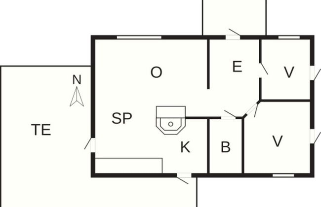 4 Person Holiday Home in Henan - Foto 2