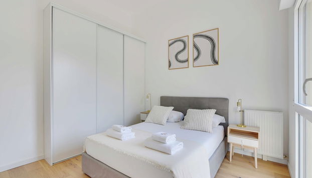 Modern Apartment - 1BD-4P - PMR - Nogent-sur-Marne - Foto 4, Habitación