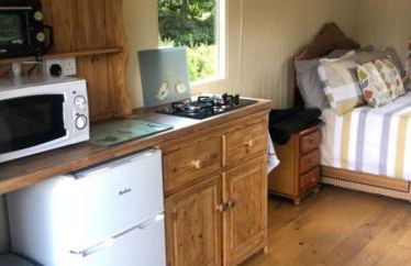 Charming tranquil Shepherds Hut with lakeside balcony 'Roach' - Foto 13