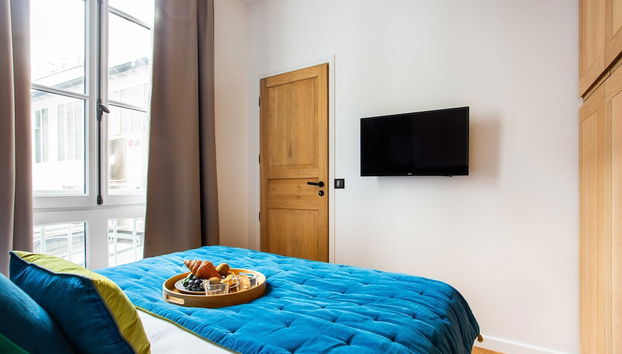 Intimate Apartment - 1br/3p - Near Le Marais - Foto 3, Habitación