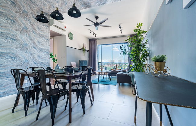 3BR Homestay with Pool View Bukit Rimau - Foto 8