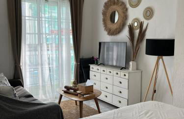 Appartement 20 mts plage, pl Méditerranée, vue mer parking - Foto 6