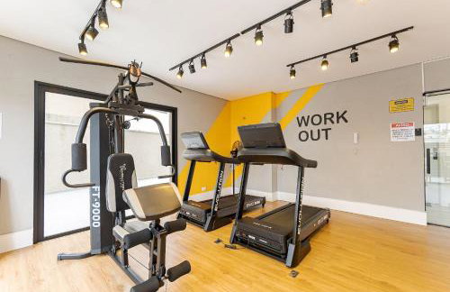 One House – Academia, Piscina e Coworking | Gonzaga Stays - Foto 14