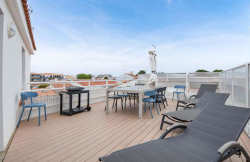 Appart pour 6 adultes et 2 enfants avec terrasse - Foto 8