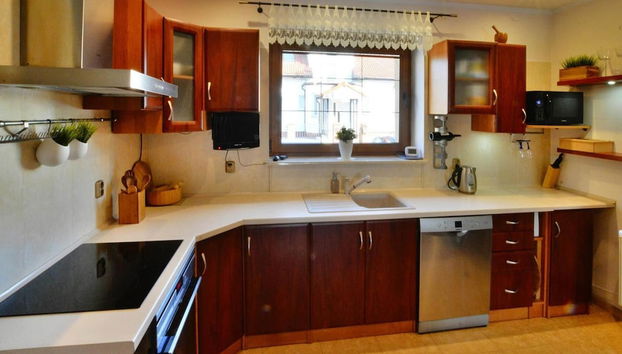 Comfortable Holiday Home With a Garden, Kolobrzeg - Foto 5, Cocina privada