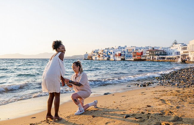 Proposal Photoshoot Mykonos - Photo 1