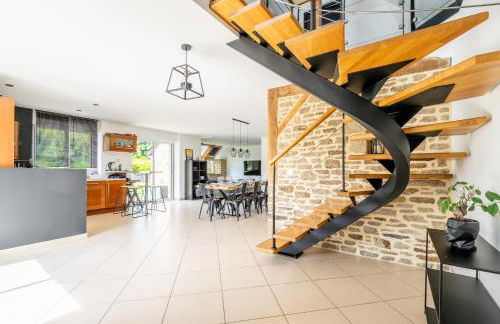 Gite Ti Coz piscine intérieure - Foto 8