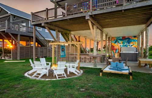 Beachfront 4BR - Tiki Bar, Yard Games, Pet-Friendly - Foto 51
