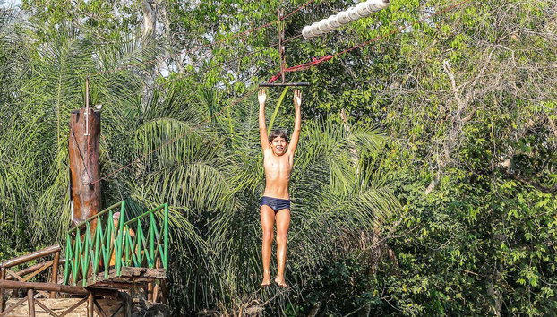 Ingresso do Balneário do Sol - Foto 5, Deslizando pela tirolesa