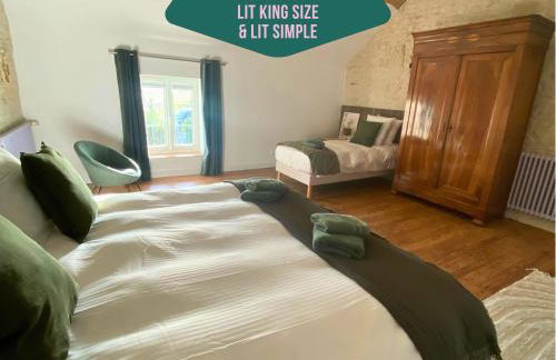 CENTER PARCS à 5min - Idéal Familles & Groupes - 3 parkings - Piscine - Jardin clos - Au calme - Châteaux de la Loire - Foto 31