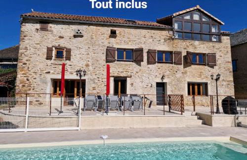 Enclos de la Rive 15 pers avec piscine chauffée - Foto 1