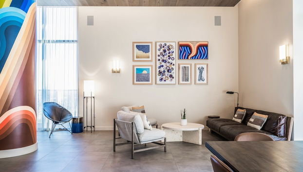 Sala de estar do lobby