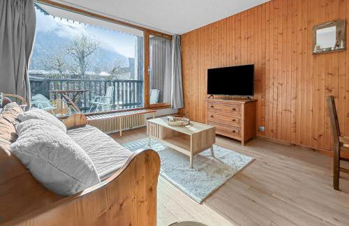 Vue Mont Blanc, balcon et parking privé - Foto 2