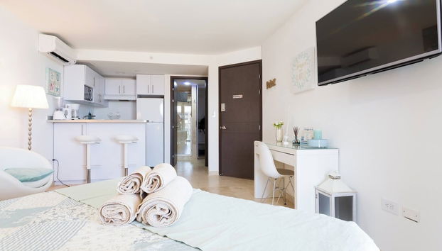 Lovely Sea View,eagle Beach, Oasis Condominium Wifi - Foto 2, Habitación