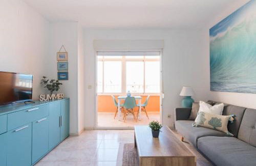 URBANIZACIÓN COPACABANA - La Manga del Mar Menor KM2 - Vistas a Mediterráneo Dormitorio doble y sofá-cama - Foto 13