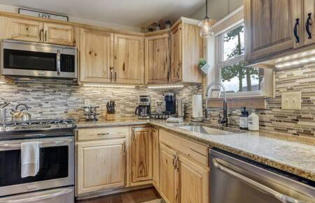 Cabin~Views~Heart of Town~W&D~Fireplace~Kitchen - Foto 17