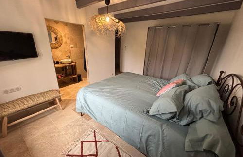 At Stéphanie and Damien's, Charming stone and pool - Foto 15