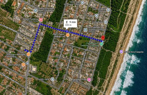 Novo Campeche - 500 m vom Meer: Wohnanlage Clube Moana - Foto 46