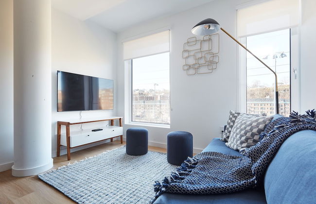 Modern 3 BR Loft -shared Deck - gym - Mins to NYC - Foto 2