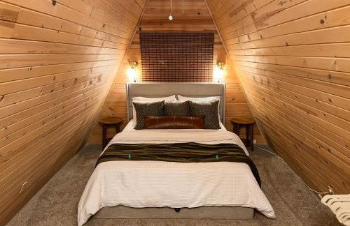 Timber Haven - Cozy A-frame Hot Tub Fireplace - Foto 10