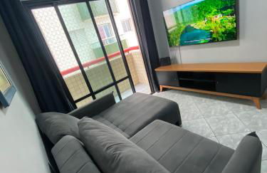 APÊ VISTA MAR, 20mts DA PRAIA, ESPAÇOSO E ACONCHEGANTE-56m2- WIFI- 1 DORM-ELEVADOR- 6 PESSOAS - Foto 9