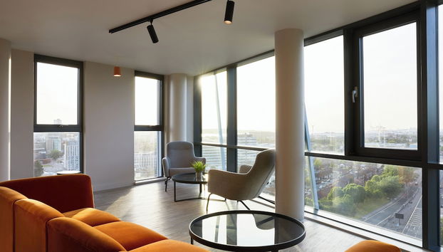 Sala de estar do lobby