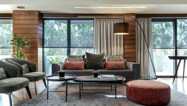 Sala de estar do lobby