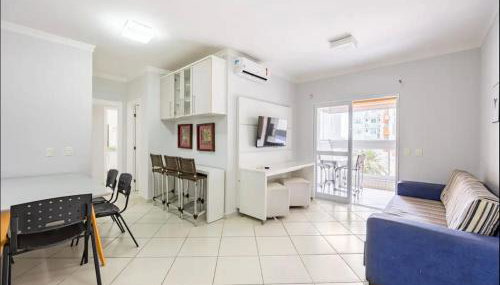 Canto nobre da Praia Grande - Apartamento completo e confortável - Foto 2