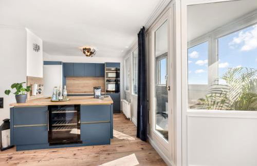 Exklusives Apartment Sunrise mit Whirlpool im 24-OG, Zugang zu Pool und Sauna - Foto 6