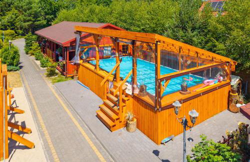 Domki Forest sauna jacuzzi balia Darłowo Darłówko Rusko - Foto 2