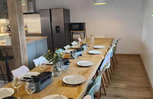 Gîte de rural de 15 personnes, bain nordique, rivière et nature - Foto 41