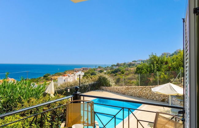 Skala Villa Green Large Private Pool Walk to Beach Sea Views A C Wifi - 2825 - Foto 36