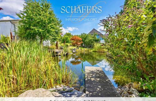 Schäfers - Ihr Wohlfühlort - Hochwertige Ausstattung, Naturgrundstück mit Bachlauf, Terrassen, WLAN, Parken - an 2 Seen bei Leipzig - Foto 1