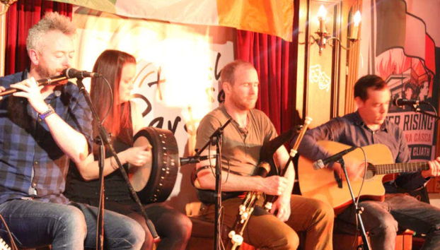 Enjoying traditional Irish Music