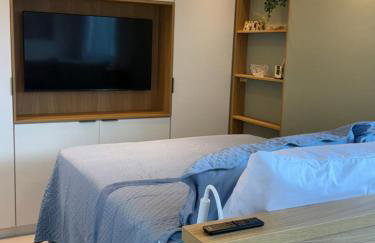 Arretado de bom ! A 250 m da praia de Boa Viagem, 3 km do aeroporto, próximo aos shoppings, com WI-FI 560 Mbps, coworking, piscina e academia - Foto 40