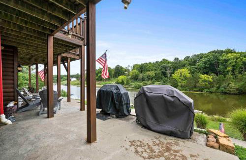 Lakeside Log Home, Private Dock, Near Ark! - Foto 28